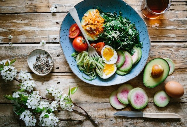 Affordable healthy meal made with lentils, vegetables, whole grains and seasonal produce